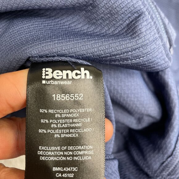 NEW Bench Urbanwear Men's M Zip-Up Jacket Mock neck Active Sweatshirt - Picture 5 of 7
